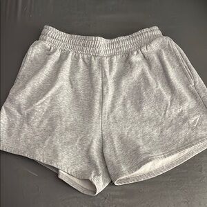 Gymshark Gray Athletic Shorts Elastic Waistband